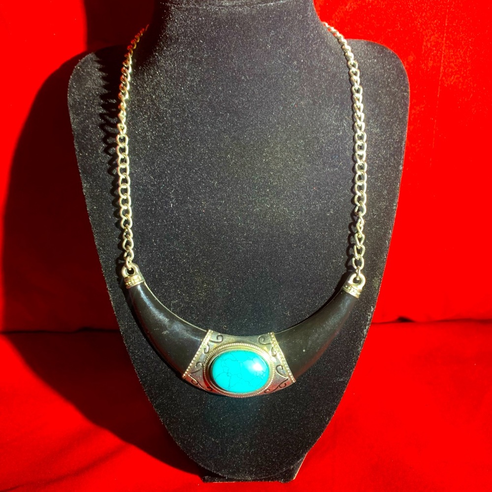 Turquoise Stone Choker
